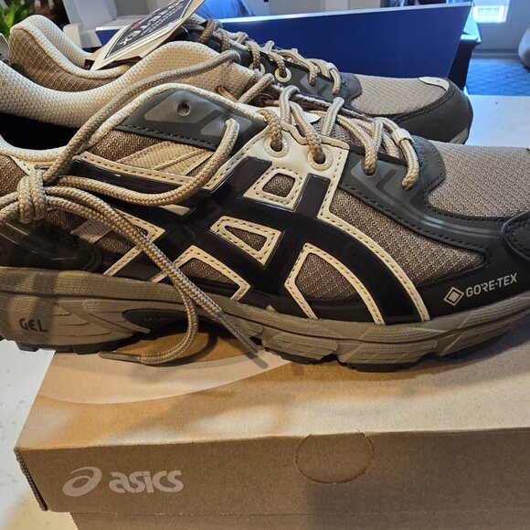 ASICS Gel-Venture 6 GORE-TEX Pepper / Black Coffee Mens Size 8 Trail Hiking NEW - Picture 8 of 16